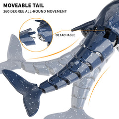 Bennol Whale Shark RC battery charging scene with USB charging convenience