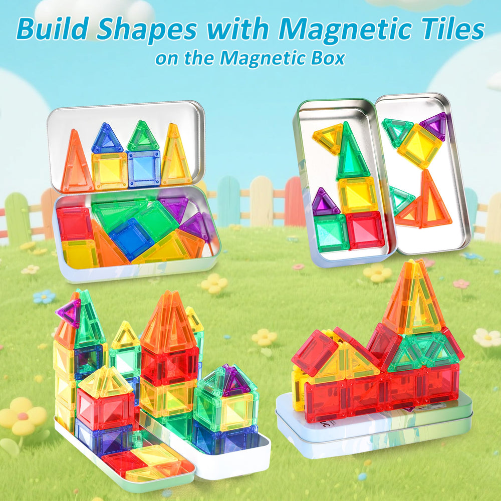 BENOKER kid-safe durable tiles with strong magnets for stable structures.