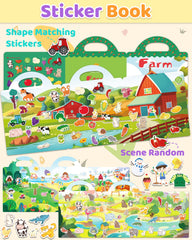 Benresive animal theme stickers spark word recognition through playful exploration