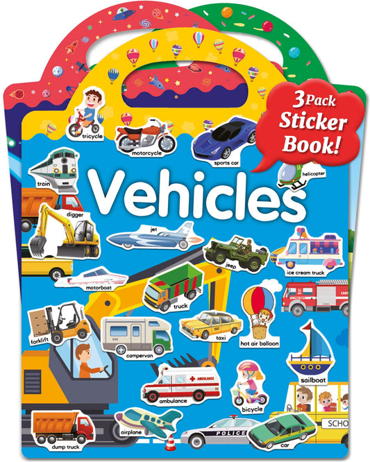 Benresive Farm sticker book for kids offers waterproof, reusable stickers for travel play.