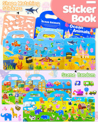Benresive Animals sticker book pages spark creativity and fine motor practice.