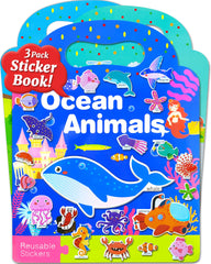Benresive Ocean Animals sticker pages support sensory play and early vocabulary in toddlers.