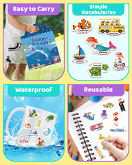 Benresive Sticker Book includes storage to keep stickers organized.