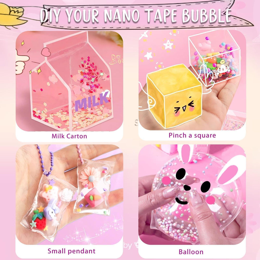 BENWIL Nano Tape Bubbles Kit using hair dryer to seal edges safely