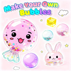 BENWIL Nano Tape Bubbles Kit with sequins offers colorful bubble accents