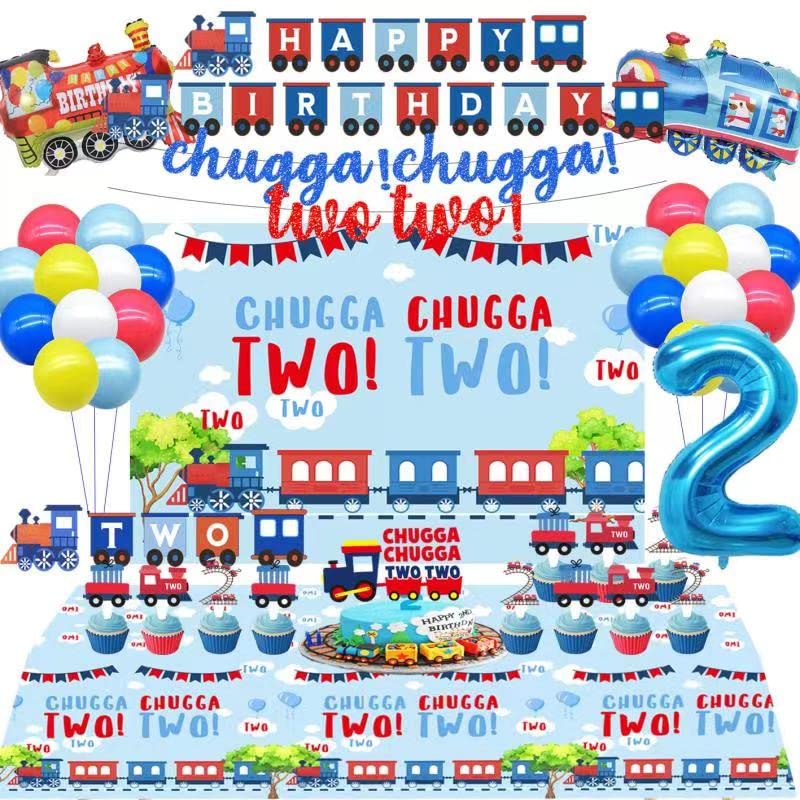 Beoxagar Chugga banner on display for a 2nd birthday party scene
