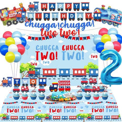 Beoxagar Chugga banner on display for a 2nd birthday party scene