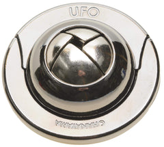 Bepuzzled UFO Hanayama pouch-and-packaging shows safe storage with the velvet red pouch.