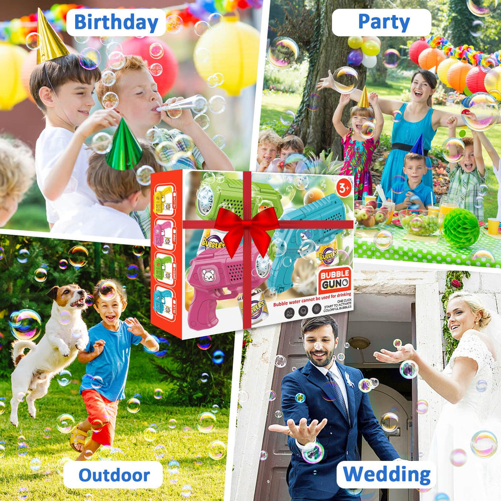 Beria bubble guns encourage outdoor active play