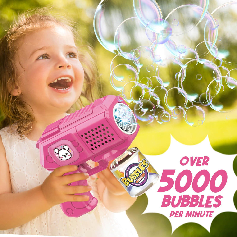 Beria bubble solution bottles for continuous bubble action