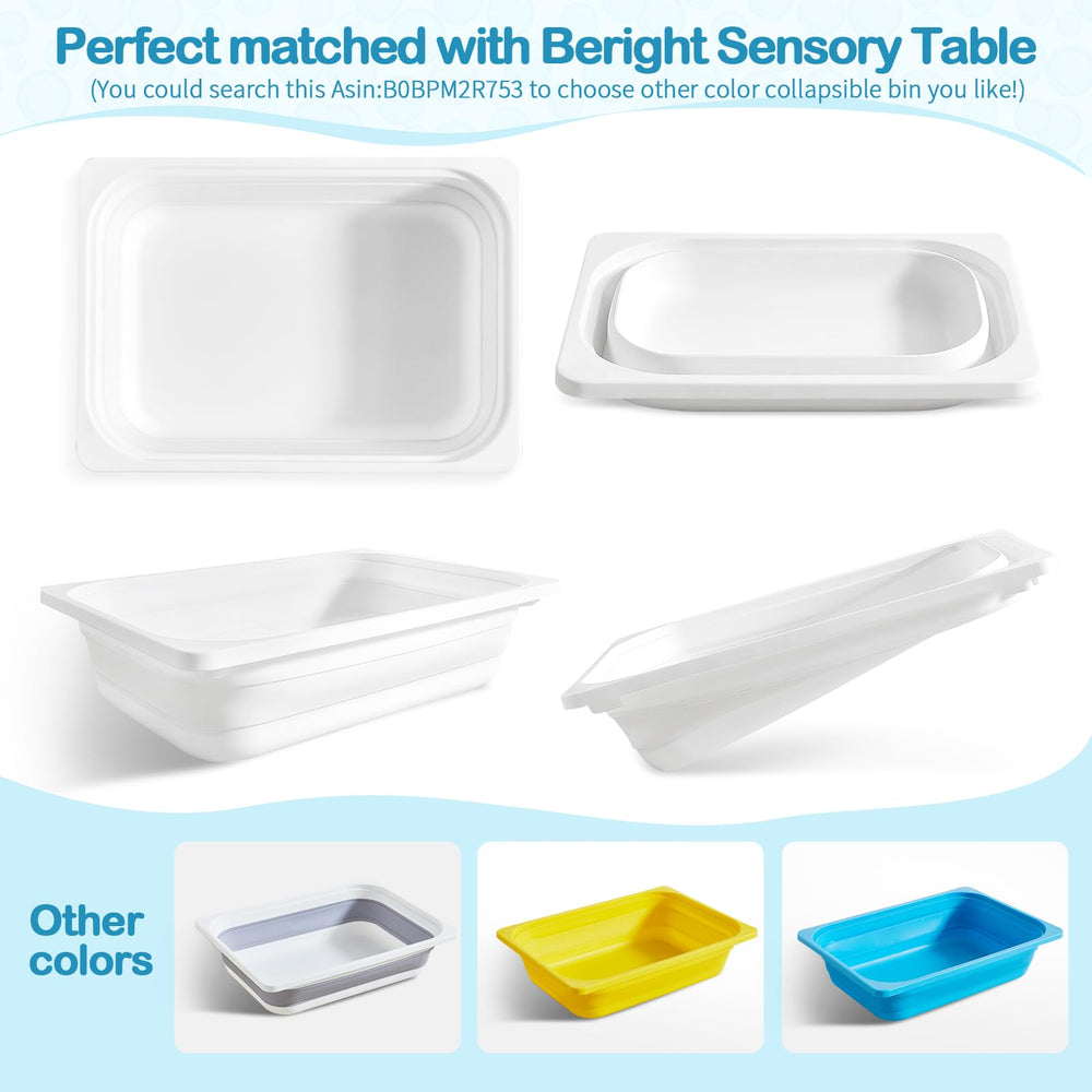 Beright water circulation system demonstrates gentle water movement to enhance pretend play.