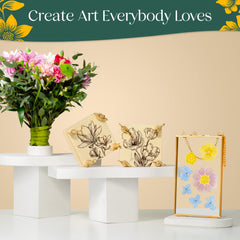 Berstuk included ebook The Pressed Flower Companion—start pressing with guided inspiration.