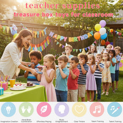 Bertork birthday party favor idea easy to use colorful harmonicas.