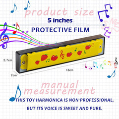 Bertork safe lightweight harmonicas for beginners among kids.