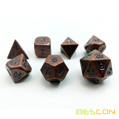 Bescon Antique Copper D10 metal die, perfect for percentiles and critical results.