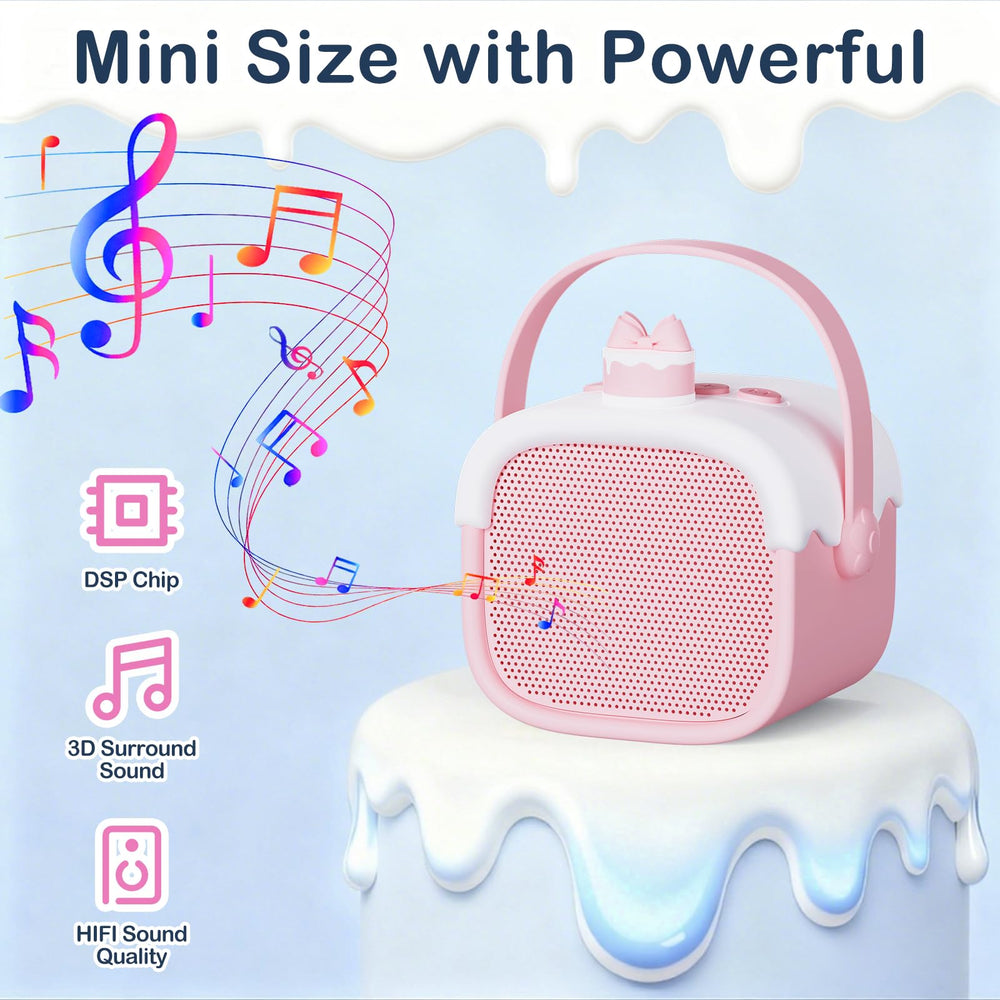 BESCOST Bluetooth 5.3 connects to phone quickly for YouTube Karaoke.