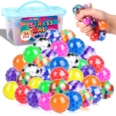 BESNEL 36-pack squishy balls set for everyday stress relief
