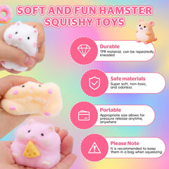 BESNEL compact 3 inch hamster fidget fits in hand for on the go.