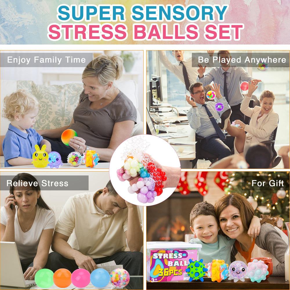 Besnel stress balls come in a gift-ready box, ideal for parties and gifting.
