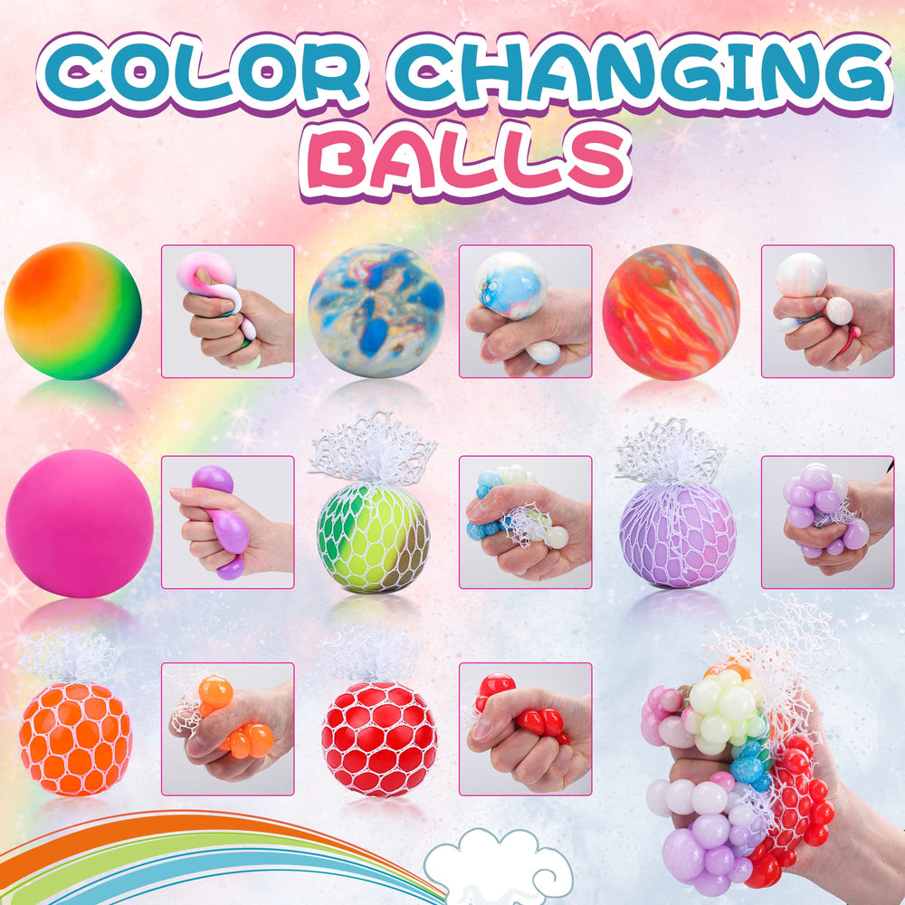 Besnel palm-sized stress balls fit pockets for on-the-go focus.