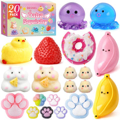 BESNEL Taba donut squishy for stress relief and tactile satisfaction