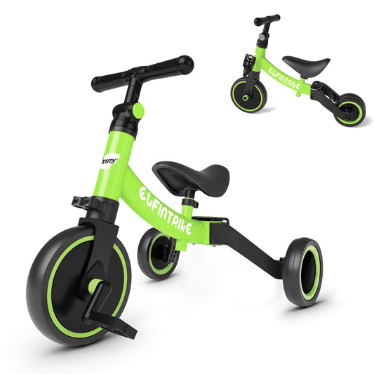 Besrey 5-in-1 toddler bike with enlarged body for growing riders safely.