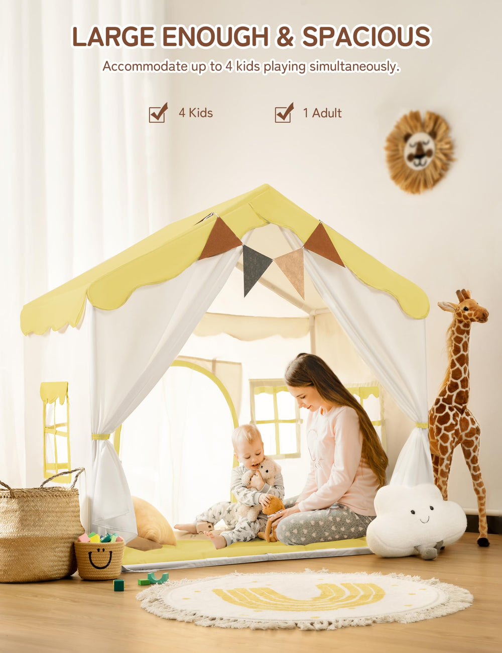 Besrey lace curtains create charm while promoting air flow
