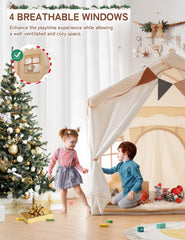 Besrey Christmas present tent complements décor and inspires imaginative adventures.