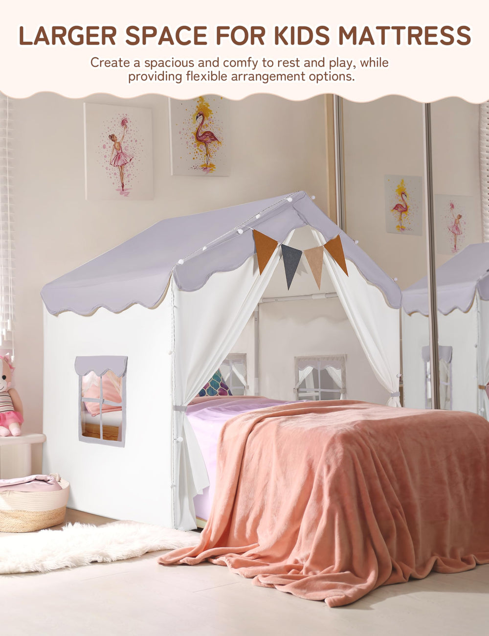 Besrey padded mat provides comfy, non-slip support during play