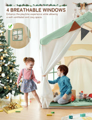 Besrey kids tent ambient lights create a gentle play atmosphere.