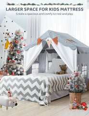 Besrey spacious 51x35x51 tent offers room for siblings to join in.