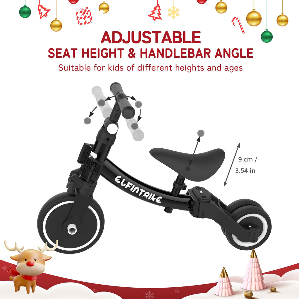 Besrey toddler bike easy switch mode shows seamless transition between riding styles.