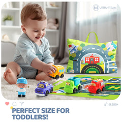 Bessome educational car set supports rolling and coordination