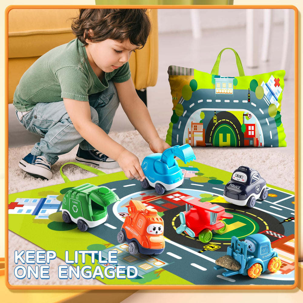 Bessome playmat with velcro storage bag for portable toy setup.
