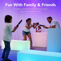 Best Choice Products laser tag blaster green front view for family games