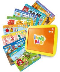 Best Learning INNO PAD front view with a kid-friendly interface for toddlers.