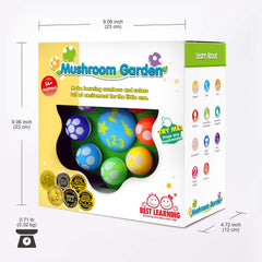 BEST LEARNING Mushroom Garden creates portable, family-friendly games that boost imagination.