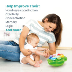 BEST LEARNING Mushroom Garden's LED mushrooms invite curiosity while exploring sounds and patterns.