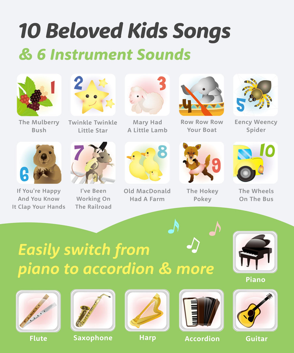 Best Learning My First Piano Book batteries included for instant play.