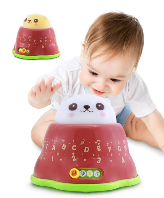 Best Learning Whack and Learn Mole front view showing colorful lights and playful design for infants