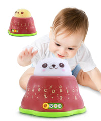 Best Learning Whack and Learn Mole front view showing colorful lights and playful design for infants