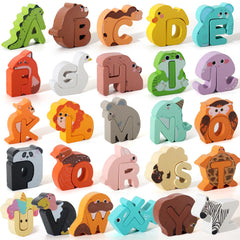 BESTAMTOY alphabet animal blocks help toddlers recognize letters through playful shapes.