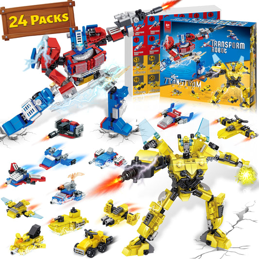Bestbase transform robot building set: land-sea-air designs for creative play and teamwork.