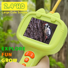 BESTISAN borescope with LED light illuminating a dark sample.