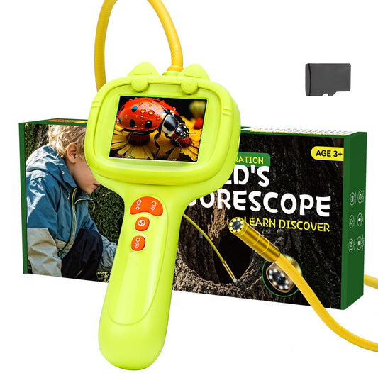 BESTISAN kids borescope front view for safe outdoor exploration.