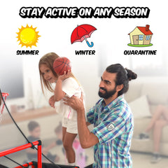 BESTKID BALL includes pump for easy setup and quick play.