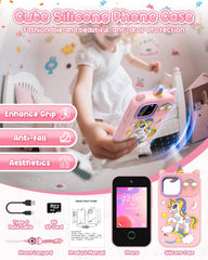 BESTOONE Kids Phone Toy back view with durable shock-proof case