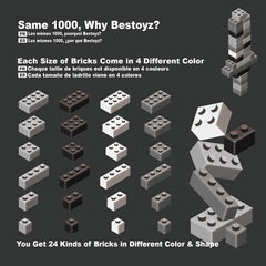 Bestoyz large box packaging designed for organized storage and sharing