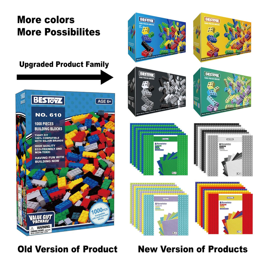 Bestoyz Rainbow Colors closeup: vivid bricks demonstrate color variety and STEM play.