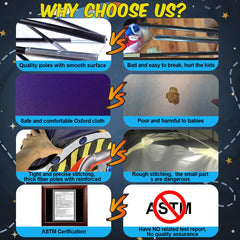 BestPARTY floor anchors secure the base for safe play on different floors